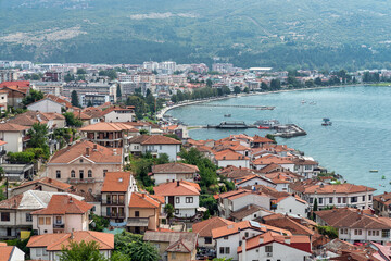 Naklejka na ściany i meble Lake Ohrid, Macedonia