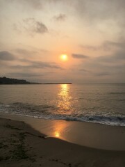 Beautiful view from Black sea in Varna - Bulgaria 