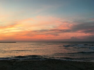 Beautiful view from Black sea in Varna - Bulgaria 
