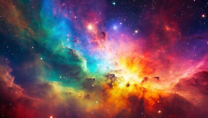 colorful space galaxy cloud nebula stary night cosmos universe science astronomy supernova...