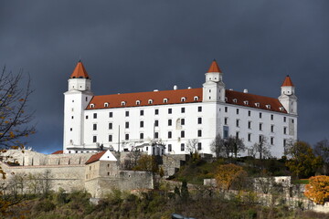 Royal Castle in Bratislava, Slovakia, monument, symbol of the city, tourist attraction,