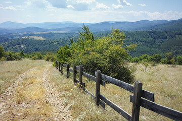 Fototapeta na wymiar Landscape of Rudina mountain, Bulgaria