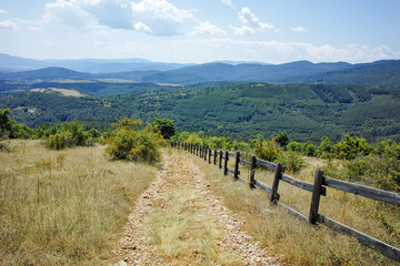 Landscape of Rudina mountain, Bulgaria