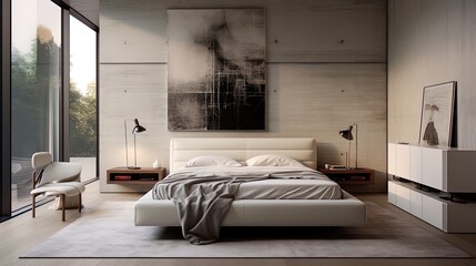 Business in the bedroom: minimalism for the harmony of dreams