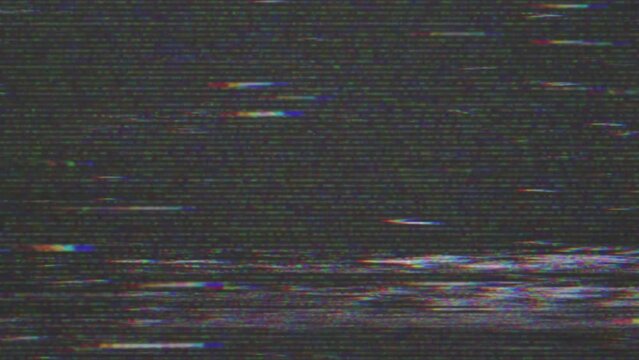 Old VHS Tape Screen Noise Overlay