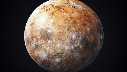 Mercury Planet Elevation Front View

 - obrazy, fototapety, plakaty