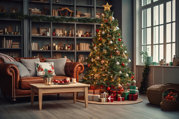 Obraz premium Generate_an_image_of_a_cozy_living_room_with_a_beautifu