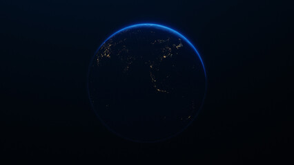 Planet Earth from outer space.