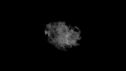 Smoke, steam explosion or puff