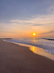 Landscape of Furadouro beach