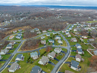 Aerial Drone of Mount Olive Budd Lake New Jersey