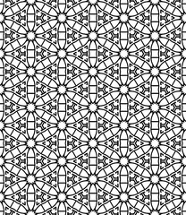 Black seamless abstract pattern. Overlay for background and backdrop. Ornamental design. PNG graphic illustration with transparent background.