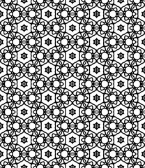 Black seamless abstract pattern. Overlay for background and backdrop. Ornamental design. PNG graphic illustration with transparent background.