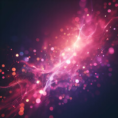 Fototapeta premium Cute pink abstract bokeh xmas background design concept