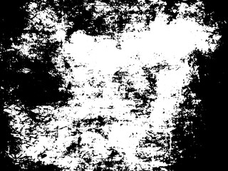 Grunge border vector texture background. Abstract frame overlay. Dirty and damaged backdrop. Vector graphic illustration with transparent white. EPS10.