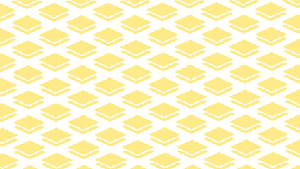 White seamless pattern with yellow squares