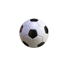 Classic Football Soccer Ball With White Background