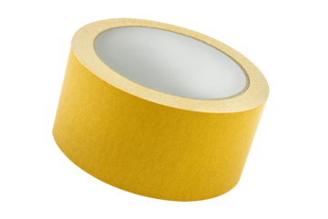 1 Rolle doppelseitiges Klebeband und Hintergrund transparent PNG cut out