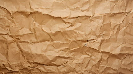 Old and crumpled paper background. AI generative