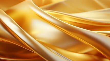 Golden bent fabric with shallow profundity of field