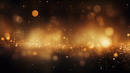Obraz na płótnie Canvas Shiny gold sparkle background with small particles