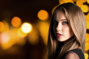 Beautiful Woman Portrait Model Face