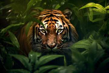 Majestätischer Tiger: König des Dschungels in wilder Schönheit und faszinierender Ästhetik der Natur