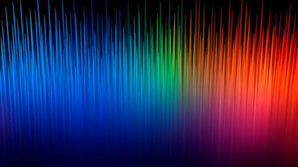 Linhas de Eixo em Espectro de Cores: Fundo Vibrante
