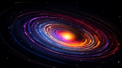 Naklejka premium Cosmic Distortions: Anomaly Unveiling