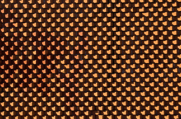 Wall close-up orange brick texture.