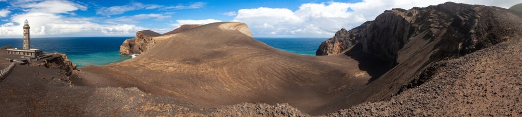 Lighthouse of Ponta dos Capelinhos, Azores, Faial island