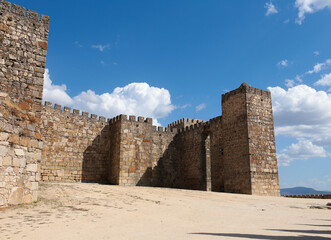Trujillo (Alcazaba) castle in Trujillo town, Caceres