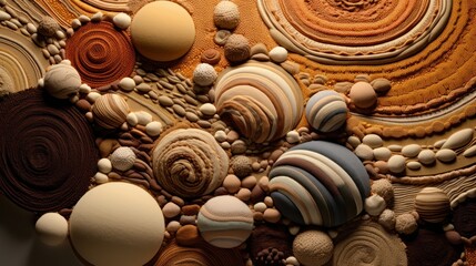  a close up of a wall with many different shapes and sizes of rocks and stones on it's surface.