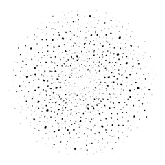 Spotted spray texture