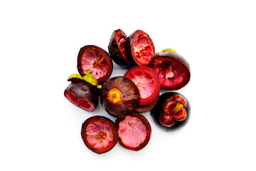 Fresh mangosteen peel. Mangosteen peel as a good cure for upset stomachs, inflammation on the skin, and cure wounds in animals