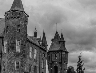 Heeswijk Castle black and white