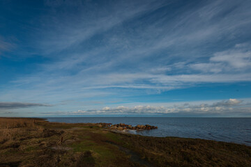 clouds over the sea