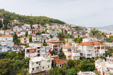 Fototapeta premium Residential area of Alanya, Turkey.