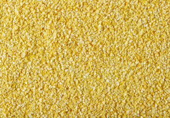 Corn flakes scatter background and texture, top view
