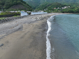 高知県須崎市　安和海岸の風景