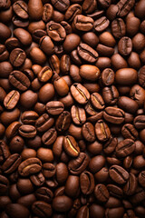 Naklejka premium Coffee beans background