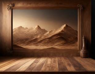 empty room with wooden floor