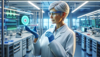 Empowering Women in Science: A Photorealistic Journey