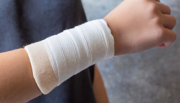 polso frattura fasciatura gesso ingessatura polso infortunio 