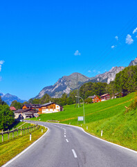 Klösterle Danöfen im Klostertal, Bezirk Bludenz (Vorarlberg, Österreich)