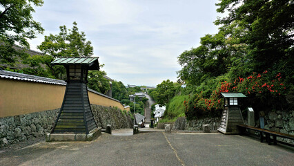 杵築城・酢屋の坂