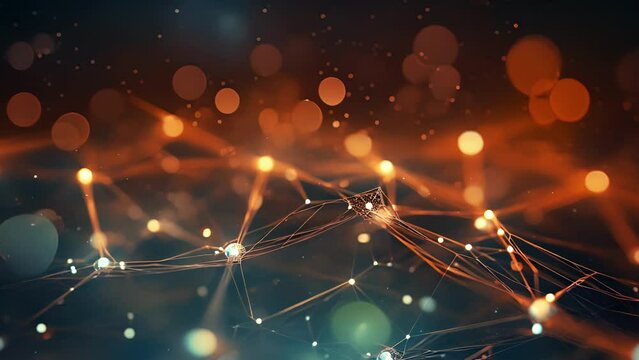 Closeup of a mesmerizing web of interactions, revealing the delicate interplay between a charm quark and the weak force as it decays into lighter particles.