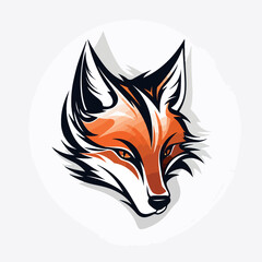 Obraz premium Fox in cartoon, doodle style. Isolated 2d vector illustration in logo, icon style, Eps 10. AI Generative