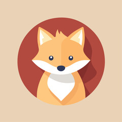 Fox in cartoon, doodle style. Isolated 2d vector illustration in logo, icon style, Eps 10. AI Generative