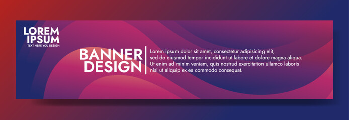 Abstract dark red banner color with a unique wavy design. It is ideal for creating eye catching headers, promotional banners, and graphic elements with a modern and dynamic look.